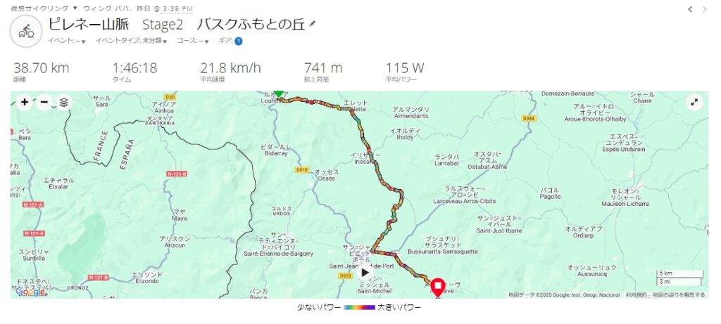 ピレネー山脈　Stage2　バスクふもとの丘